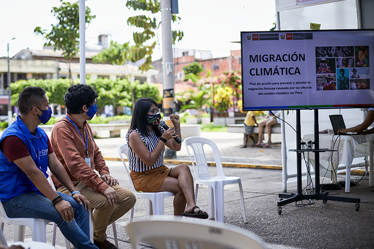 OIM Perú contribuye en la formulación del Plan de Acción para Prevenir y Atender la Migración Forzosa Causada por los Efectos del Cambio Climático