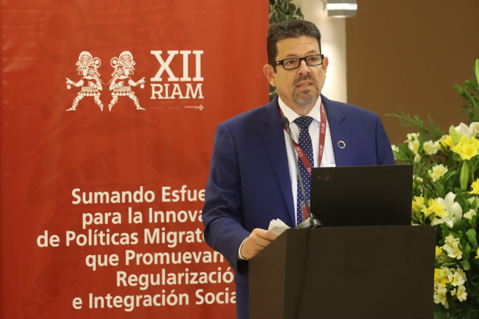 Jorge Baca Vaughan, jefe de misión de OIM Perú, participó en RIAM 2022 Chiclayo